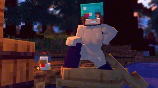 Compilation of busty cuties - fucking with a creeper and a golem! #minecraft - anysex.com on gratisflix.com