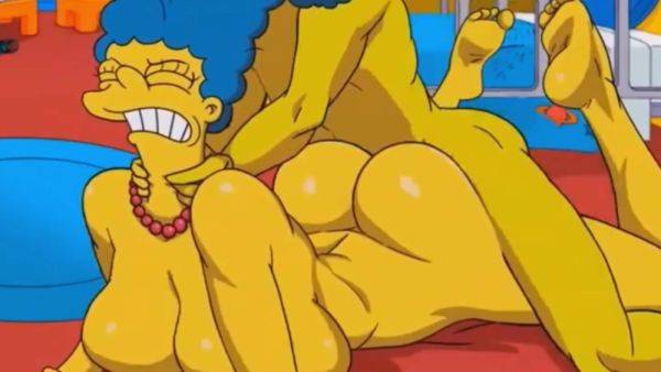 Marge Simpson assfucked in GYM locker room - Porn Cartoon - anysex.com on gratisflix.com