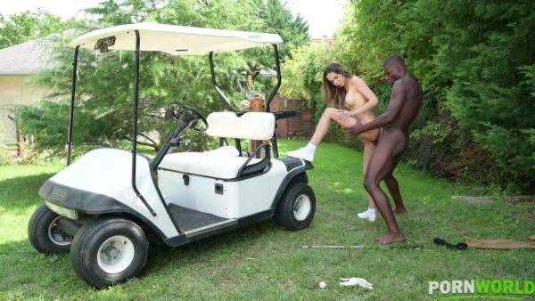 Hole in 1: Gold Coach Uses his Big Black Driver to Make Francys Belle Squirt Hard GP2019 - PornWorld - hotmovs.com on gratisflix.com