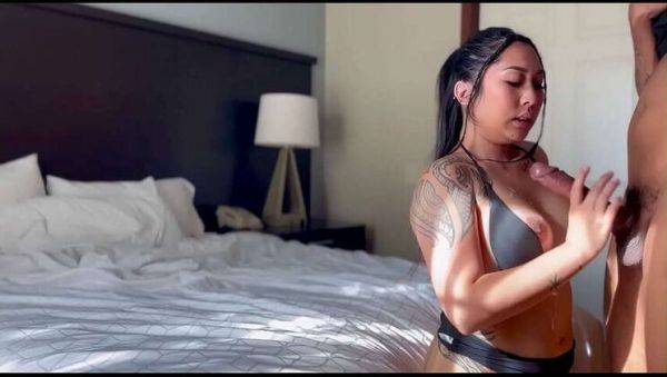 Asian Maid Delivers Top-Notch Room Service: Blowjob & Fuck with a Big Cock - porntry.com on gratisflix.com