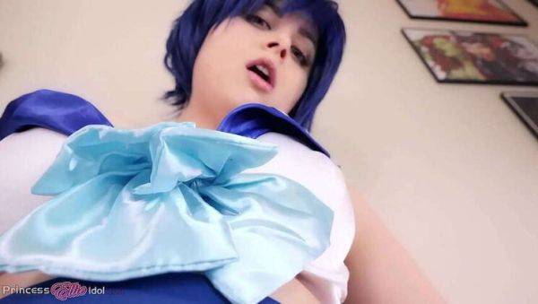 Sailor Mercury's Future Cosplay: Pegging Fantasy - xxxfiles.com on gratisflix.com