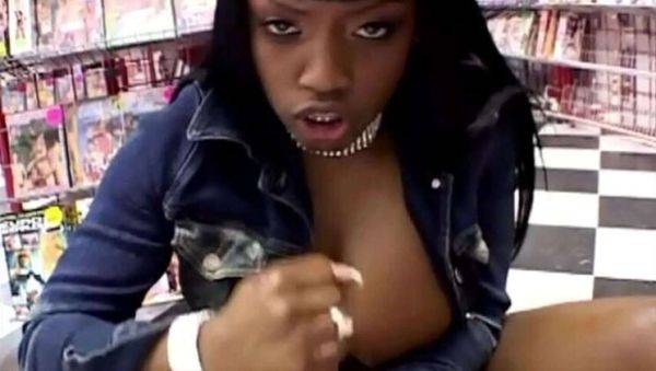 Jada Fire: Ebony Vixen Performs Explicit Acts in POV for Shop Customers - porntry.com on gratisflix.com