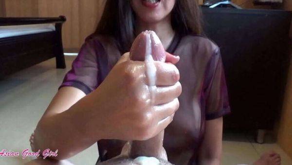 Asian Good Girl's Handjob Compilation 2 - Big White Cock & Oil - porntry.com - Thailand on gratisflix.com