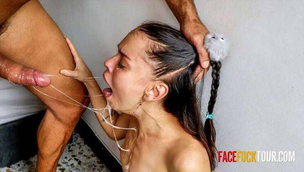 Latina in Tears During Face Fucking, Swallows Cum - porntry.com on gratisflix.com