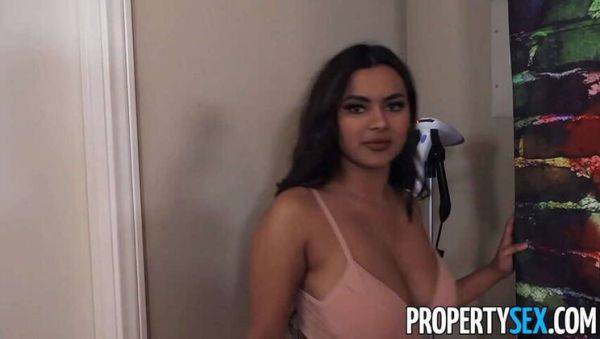 Curvy Tenant Numi Zarah: Seducing Her Landlord with Blowjob and Sex - xxxfiles.com on gratisflix.com