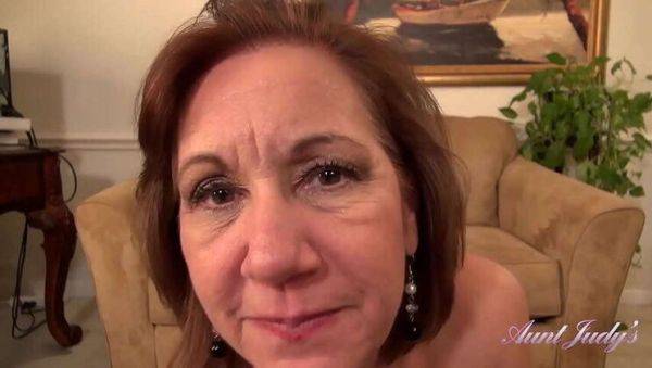 Step-Aunt Marie, 60 & Sexy, Sucks Your Cock & Masturbates in Nylons - porntry.com on gratisflix.com